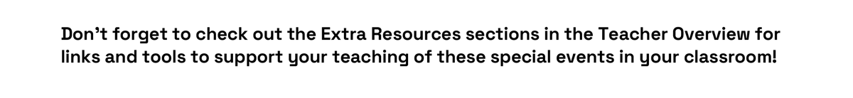 Extra Resources